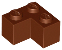 Plaatje in Gallery viewer laden, LEGO® los onderdeel Steen in kleur Roodachtig Bruin 2357