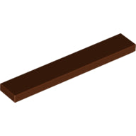 Plaatje in Gallery viewer laden, LEGO® los onderdeel Tegel Algemeen Roodachtig Bruin 6636