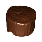 LEGO® los onderdeel Haar in kleur Roodachtig Bruin 30608