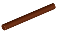 LEGO® los onderdeel Staaf in kleur Roodachtig Bruin 30374