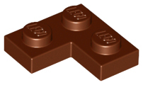 Plaatje in Gallery viewer laden, LEGO® los onderdeel Plaat Algemeen Roodachtig Bruin 2420