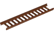Plaatje in Gallery viewer laden, LEGO® los onderdeel Ladder in kleur Roodachtig Bruin 4207