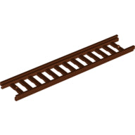 Plaatje in Gallery viewer laden, LEGO® los onderdeel Ladder in kleur Roodachtig Bruin 4207