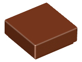 Plaatje in Gallery viewer laden, LEGO® los onderdeel Tegel Algemeen Roodachtig Bruin 3070