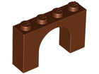 LEGO® los onderdeel Steen Boog Roodachtig Bruin 6182