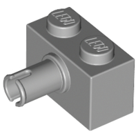 LEGO® onderdeel Steen Aangepast Licht Blauwachtig Grijs 2458