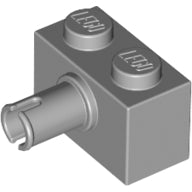 LEGO® onderdeel Steen Aangepast Licht Blauwachtig Grijs 2458