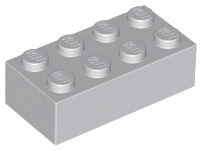 LEGO® los onderdeel Steen Licht Blauwachtig Grijs 3001