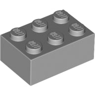 Plaatje in Gallery viewer laden, LEGO® los onderdeel Steen Licht Blauwachtig Grijs 3002