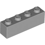 Plaatje in Gallery viewer laden, LEGO® los onderdeel Steen Licht Blauwachtig Grijs 3010
