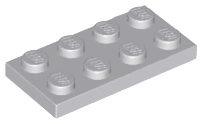LEGO® onderdeel Plaat Algemeen Licht Blauwachtig Grijs 3020