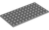 LEGO® onderdeel Plaat Algemeen Licht Blauwachtig Grijs 3028