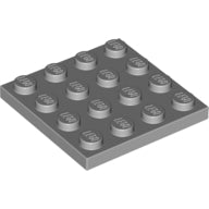 Plaatje in Gallery viewer laden, LEGO® onderdeel Plaat Algemeen Licht Blauwachtig Grijs 3031