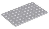 Plaatje in Gallery viewer laden, LEGO® onderdeel Plaat Algemeen Licht Blauwachtig Grijs 3033
