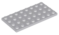 Plaatje in Gallery viewer laden, LEGO® onderdeel Plaat Algemeen Licht Blauwachtig Grijs 3035