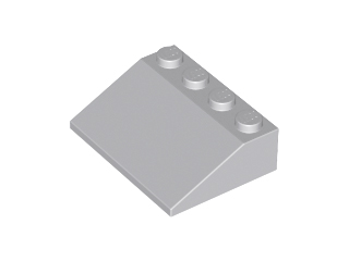 LEGO® onderdeel Dakpan Algemeen Licht Blauwachtig Grijs 3297