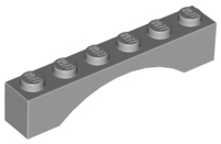 LEGO® los onderdeel Steen Boog Licht Blauwachtig Grijs 3455