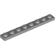 Plaatje in Gallery viewer laden, LEGO® onderdeel Plaat Algemeen Licht Blauwachtig Grijs 3460