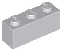 Plaatje in Gallery viewer laden, LEGO® los onderdeel Steen Licht Blauwachtig Grijs 3622