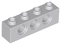 Plaatje in Gallery viewer laden, LEGO® Technische Steen Licht Blauwachtig Grijs 3701
