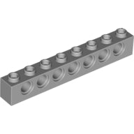 Plaatje in Gallery viewer laden, LEGO® Technische Steen Licht Blauwachtig Grijs 3702