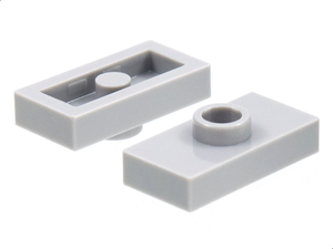 LEGO® Plaat Aangepast Licht Blauwachtig Grijs 3794a