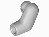 Plaatje in Gallery viewer laden, LEGO® onderdeel Lijf Accessoire Licht Blauwachtig Grijs 981