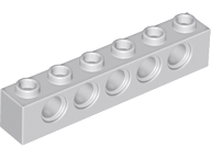 LEGO® Technische Steen Licht Blauwachtig Grijs 3894