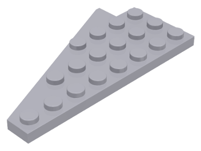 LEGO® los onderdeel Wig Plaat Licht Blauwachtig Grijs 3934