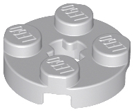 LEGO® los onderdeel Plaat Rond Licht Blauwachtig Grijs 4032