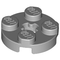 LEGO® los onderdeel Plaat Rond Licht Blauwachtig Grijs 4032