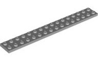 LEGO® onderdeel Plaat Algemeen Licht Blauwachtig Grijs 4282