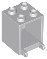 Plaatje in Gallery viewer laden, LEGO® los onderdeel Container Licht Blauwachtig Grijs 4345