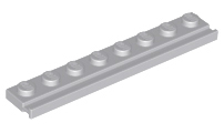 Plaatje in Gallery viewer laden, LEGO® onderdeel Plaat Aangepast Licht Blauwachtig Grijs 4510