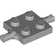 LEGO® onderdeel Plaat Aangepast Licht Blauwachtig Grijs 4600