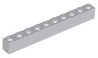LEGO® los onderdeel Steen Licht Blauwachtig Grijs 6111