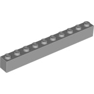 LEGO® los onderdeel Steen Licht Blauwachtig Grijs 6111
