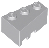 LEGO® los onderdeel Wig Licht Blauwachtig Grijs 6564