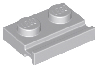 LEGO® Plaat Aangepast Licht Blauwachtig Grijs 32028