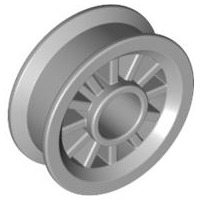 Plaatje in Gallery viewer laden, LEGO® los onderdeel Wiel Licht Blauwachtig Grijs 30155