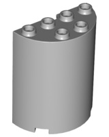 LEGO® los onderdeel Cilinder Licht Blauwachtig Grijs 6259
