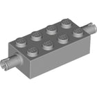 LEGO® onderdeel Steen Aangepast Licht Blauwachtig Grijs 6249