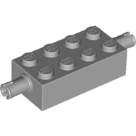 LEGO® onderdeel Steen Aangepast Licht Blauwachtig Grijs 6249