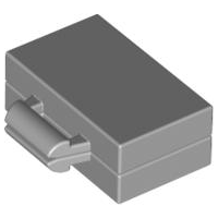LEGO® los onderdeel Accessoire Licht Blauwachtig Grijs 4449