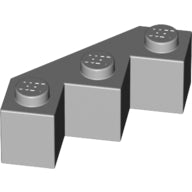 LEGO® onderdeel Steen Aangepast Licht Blauwachtig Grijs 2462