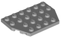 Plaatje in Gallery viewer laden, LEGO® los onderdeel Wig Plaat Licht Blauwachtig Grijs 32059