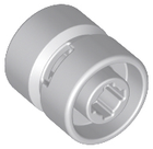 LEGO® los onderdeel Wiel Licht Blauwachtig Grijs 6014b