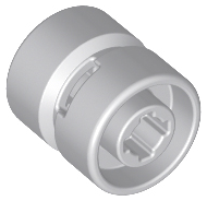 LEGO® los onderdeel Wiel Licht Blauwachtig Grijs 6014b