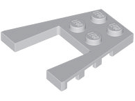 LEGO® los onderdeel Wig Plaat Licht Blauwachtig Grijs 43719