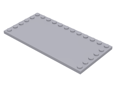 LEGO® onderdeel Tegel Aangepast Licht Blauwachtig Grijs 6178